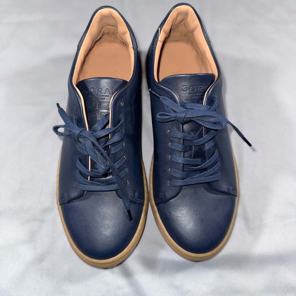 Goral x YOLO Journal Mellor Navy Leather Sneakers Women’s Size 7-7.5